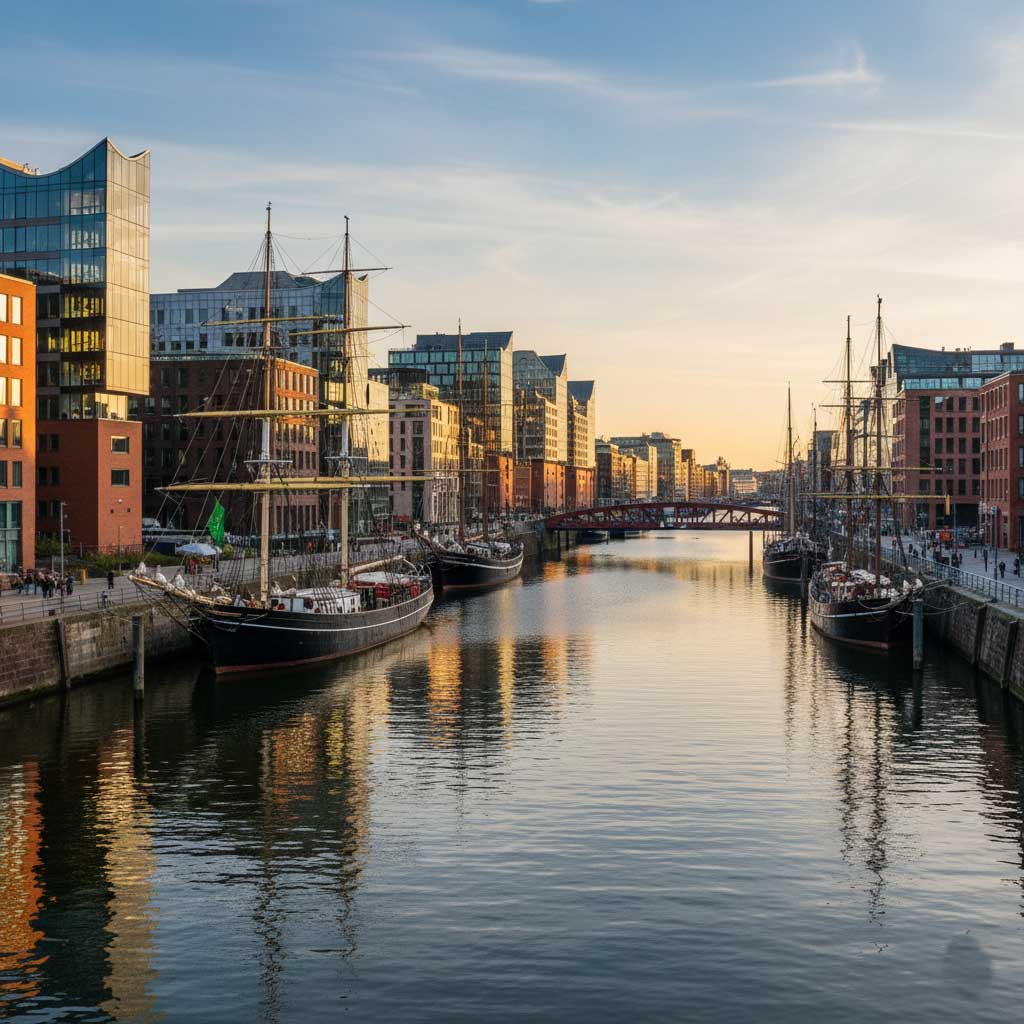 Sehenswürdigkeiten-rund-um-unsere-Hafenrundfahrten--Traditionsschiffhafen-im-Sandtorhafen-hafenrundfahrt-hamburg-barkassen-ehlers